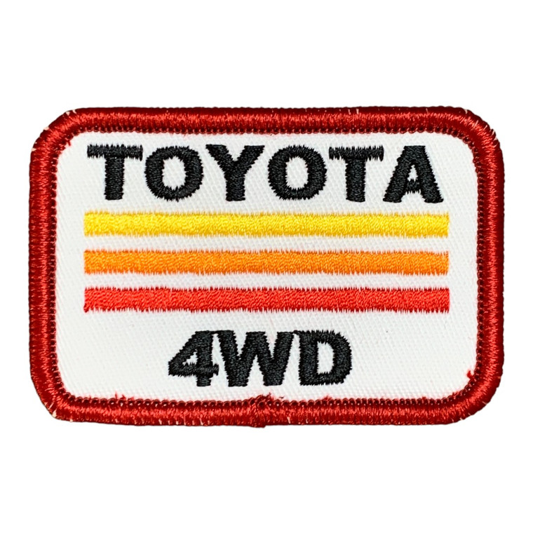 Vintage Toyota 4WD Stripes 2x3 Loyalty Patch