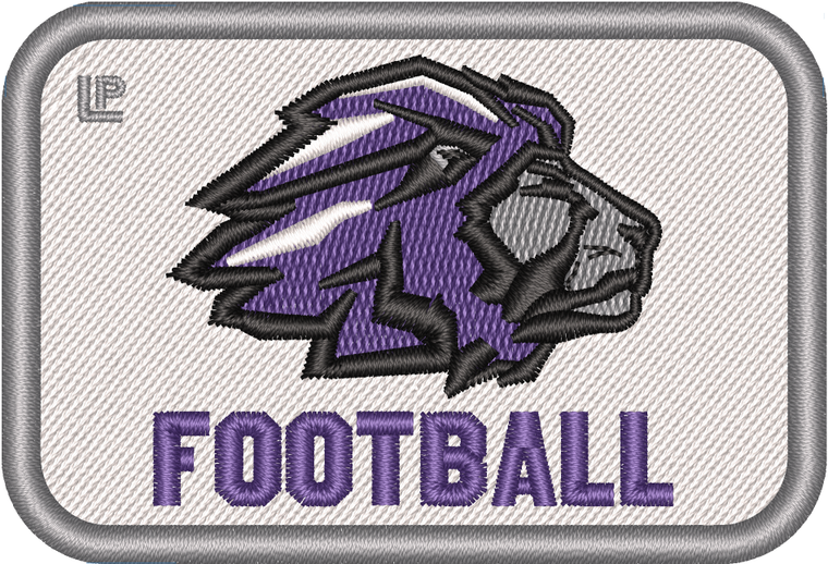 Trinity Christian School Football 2x3 Loyalty Patch