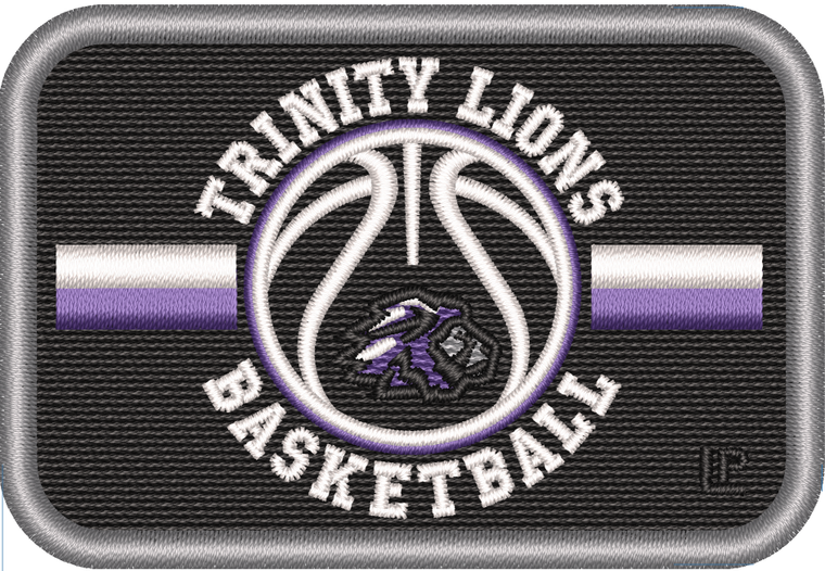 Trinity Christian School Basketball 2x3 Loyalty Patch
