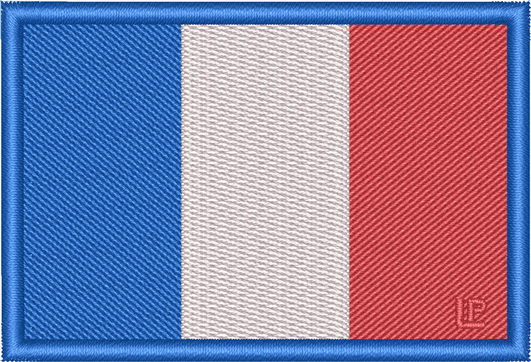 France Flag 2x3 Loyalty Patch