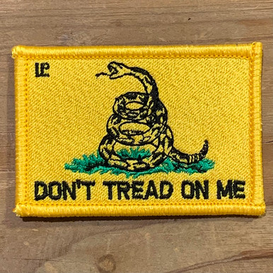Gadsden Don't Tread on Me Embroidered Flag Patch – SL Revival Co.