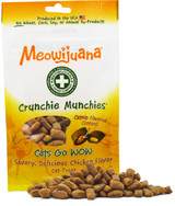 Meowijuana Crunchie Munchie Chicken Flavor Cat Treats 3 oz