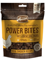 Merrick Power Bites Real Chicken Recipe Grain-Free Soft & Chewy Dog Treats 6 oz