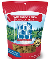 Natural Balance L.I.T. Limited Ingredient Treats Sweet Potato & Bison Formula For Dogs 14 oz