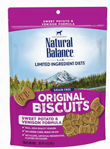Natural Balance L.I.T. Limited Ingredient Treats Sweet Potato & Venison Formula For Dogs 14 oz