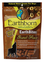 Earthborn Holistic Earthbites Peanut Butter Recipe Grain-Free Dog Treats 7.5 oz