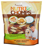 Scott Pet Nutri Chomps Mixed Braids Rawhide-Free Dog Treats 10 ct