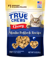 True Chews Alaskan Pollock Recipe Chewy Cat Treats 3 oz