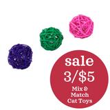 Coastal Pet Products Turbo Wicker Ball Cat Toys