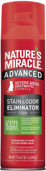 Nature's Miracle Advanced Stain & Odor Eliminator Foam 17.5 oz
