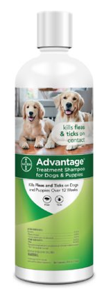 Advantage Flea And Tick Treatment Shampoo for Dogs & Puppies 8 oz
