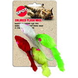 Spot Ethical Pet Colored Plush Mice Cat Toy, Assorted Colors 4 pk