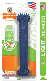 Nylabone DuraChew Best Chicken Flavor Dental Dog Chew Toy Wolf