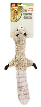 Spot Ethical Pet Skinneeez Stuffing-Free Racoon Plush Dog Toy