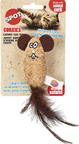 Spot Ethical Pet Compressed Catnip Stick With Feathers Cat Toy