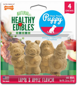 Nylabone Healthy Edibles Lamb & Apple Flavor Puppy Bone Treats 4 pk
