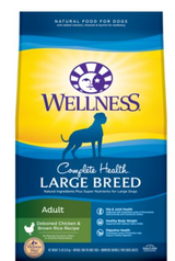 Wellness Complete Health Large Breed Adult Deboned Chicken & Brown Rice Recipe Dry Dog Food 30 lb