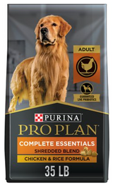 Purina Pro Plan Adult Shredded Blend Chicken & Rice Formula Dry Dog Food