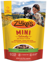 Zuke's Mini Naturals Duck Recipe Dog Treats