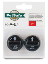 PetSafe 6 Volt Lithium Battery, Model Rfa-67D-11 2 pk