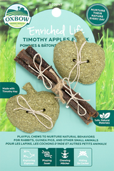 Oxbow Enriched Life Timothy Apples & Stix Small Animal Chew Toy 2 pk