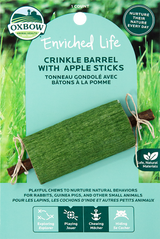 Oxbow Enriched Life Crinkle Barrel With Apple Sticks