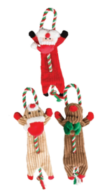 Spot Ethical Pet Holiday Skinneeez Tug Dog Toy, Assorted