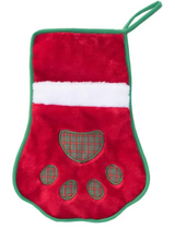 Zippy Paws Holiday Paw Pet Stocking