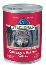 Blue Buffalo Wilderness High Protein Salmon & Chicken Grill Grain-Free Canned Dog Food