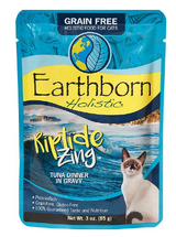 Earthborn Holistic Riptide Zing Tuna Dinner In Gravy Grain-Free Cat Food Pouches