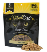 Vital Essentials VitalCat Duck Liver Freeze-Dried Cat Treats .9 oz
