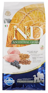 Farmina N&D Ancestral Grain Lamb & Blueberry Medium/Maxi Adult Dog Food