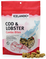 Icelandic Plus Cod & Lobster Combo Fish Bites Dog Treats 3.5 oz