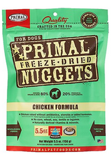 Primal Chicken Formula Nuggets Grain-Free Freeze-Dried Dog Food
