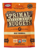 Primal Beef Formula Nuggets Grain-Free Freeze-Dried Dog Food