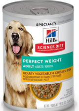 Hill's Science Diet Adult Perfect Weight Hearty Vegetable & Chicken Stew Canned Dog Food