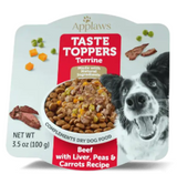 Applaws Taste Toppers Beef with Liver, Peas & Carrot Terrine Cup for Dogs