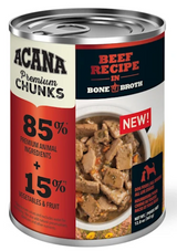 Acana Premium Chunks Beef Recipe In Bone Broth Wet Dog Food