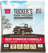 Tucker's Raw Frozen Beef Pumpkin Complete & Balanced Dog Food