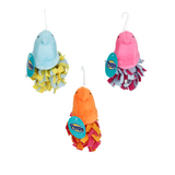Fetch Peeps for Pets Plush Chick Fleece Bottom Toy for Dogs, Assorted