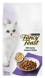 Fancy Feast Savory Chicken & Turkey Dry Cat Food 3 lb