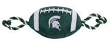 Pets First Michigan State Spartans Football Rope Dog Toy