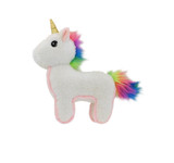 Incredipet Plush Unicorn Dog Toy 
