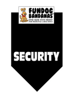 Fun Dog Bandanas Security Pet Bandana