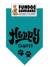 Fun Dog Bandanas Happy Camper Pet Bandana