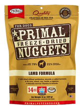 Primal Lamb Formula Nuggets Grain-Free Freeze-Dried Dog Food 14 oz