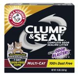 Arm & Hammer Clump & Seal Multi-Cat Clumping Clay Cat Litter