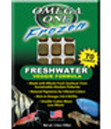 Omega One Frozen Freshwater Veggie Formula Fish Food 3.5 oz