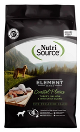 Nutrisource Element Series Coastal Plains Recipe Turkey, Salmon & Whitefish High Animal Protein Dog Food