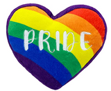 Huxley & Kent Pride Heart Plush Dog Toy